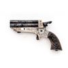 Image 2 : Scarce Antique Engraved Sharps Breech-Loading 4-Shot Pepperbox Pistol