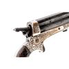 Image 3 : Scarce Antique Engraved Sharps Breech-Loading 4-Shot Pepperbox Pistol