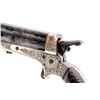 Image 4 : Scarce Antique Engraved Sharps Breech-Loading 4-Shot Pepperbox Pistol