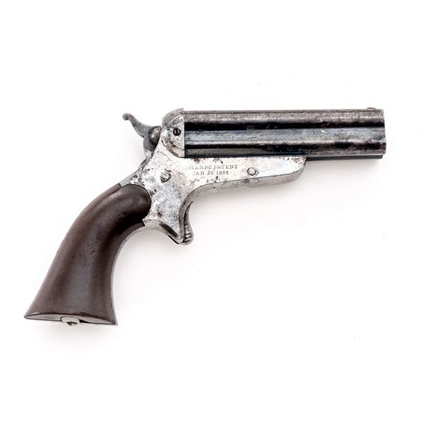 Antique Sharps & Hankins 4-Barrel Spurtrigger Pepperbox Pistol