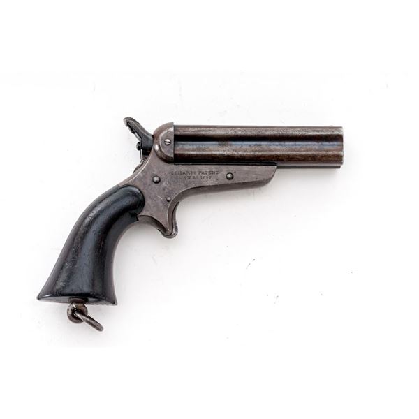 Antique Sharps & Hankins Breechloading 4-Barrel Pepperbox Pistol
