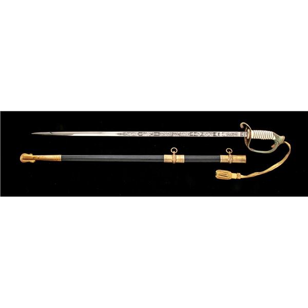 U.S. M1852 Navy Officer’s Sword, with Knot
