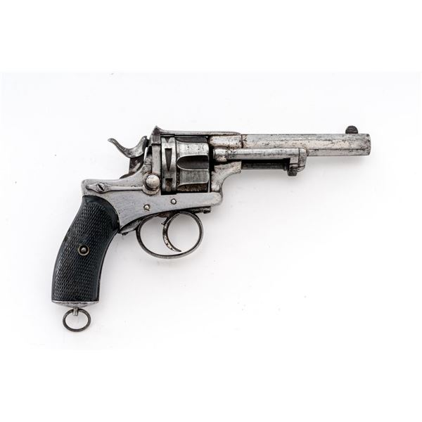 Antique Belgian Double Action Revolver