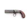 Image 2 : Antique English Double Action Ring-Trigger Percussion Pepperbox, by J.R. Cooper