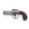 Image 1 : Antique French Double Action Percussion Pepperbox Revolver, by Devisme of Paris