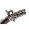 Image 3 : Antique English 2-Shot Swivel-Barrel Boxlock Percussion Pocket Pistol