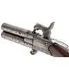 Image 4 : Antique English 2-Shot Swivel-Barrel Boxlock Percussion Pocket Pistol