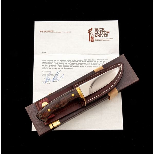 Buck Custom Shop Model 927 Slimline Skinner