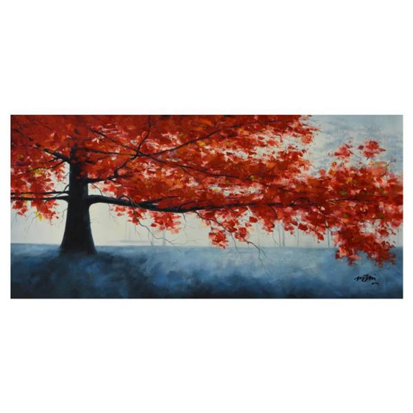 Mani, Original Oil Painting on Canvas (58" x 30"), Hand Signed with Letter of Authenticity. (Disclai