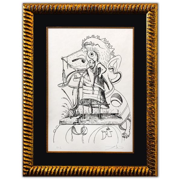 Salvador Dali- Original Lithograph from Gouache and Collage "Untitled"