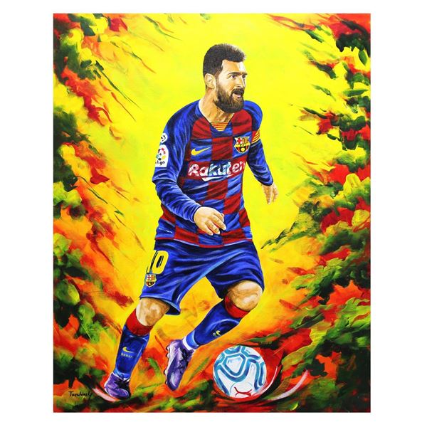 Dimitry Turchinsky- Original Oil on Canvas "Lionel Messi"