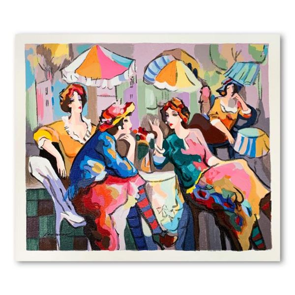 Michael Kerman, "Conversation" Hand Signed Limited Edition Serigraph on Paper with Letter of Authent