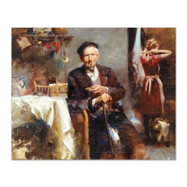 Pino (1939-2010), "Fleeting Moments" Artist Embellished Limited Edition on Canvas (40" x 32"), AP Nu