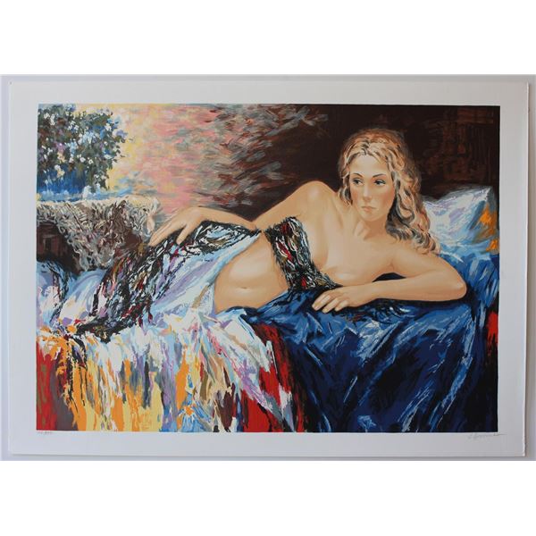 Sergey Ignatenko- Original Serigraph on Paper "Relaxation"