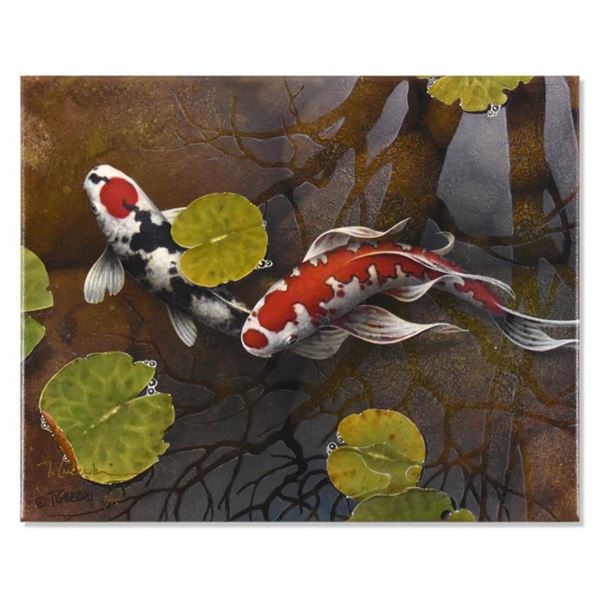 Terry Gilecki, "A Splash of Sky" Limited Edition on Gallery Wrapped Canvas, Numbered 6/95 and Hand S