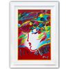 Image 1 : Peter Max- Original Mixed Media "Blushing Beauty"