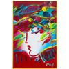 Image 2 : Peter Max- Original Mixed Media "Blushing Beauty"