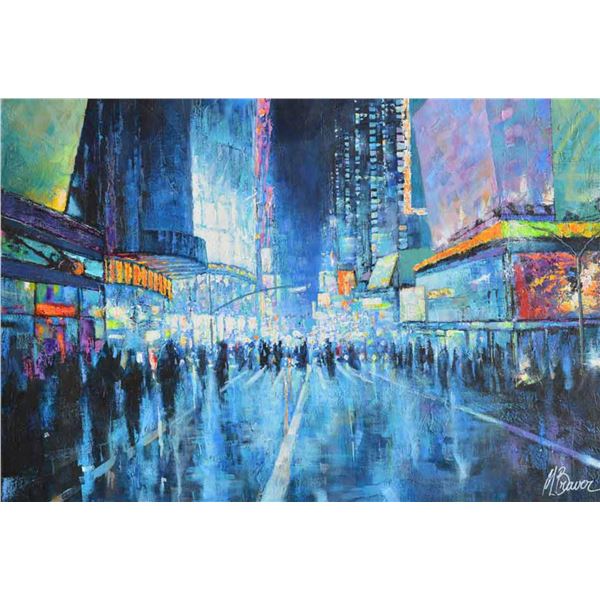 MARK BRAVER- Original Acrylic on Canvas "Untitled"