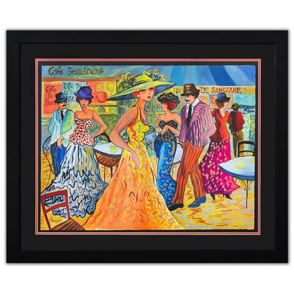 Patricia Govezensky- Original Watercolor "Champs-Elysees Avenue"