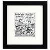 Image 1 : Bizarro, "Catch and Release Vegetarians" is a Framed Original Pen & Ink Drawing by Dan Piraro, Hand 
