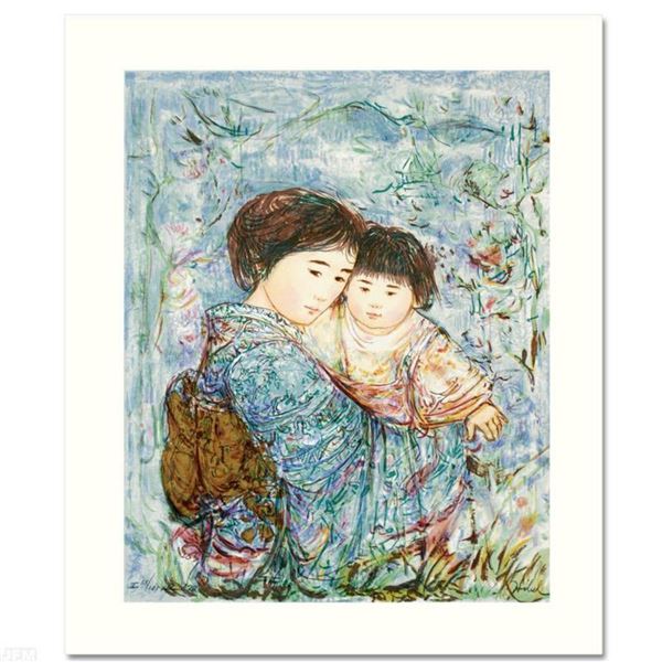 "Kyoko and Sanayuki" Limited Edition Serigraph by Edna Hibel (1917-2014), Numbered and Hand Signed w