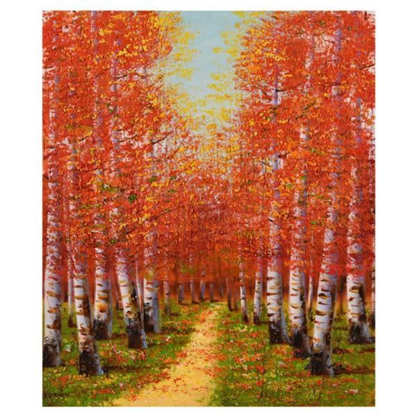 Zahra, Original Oil Painting on Canvas (20" x 24"), Hand Signed with Letter of Authenticity.