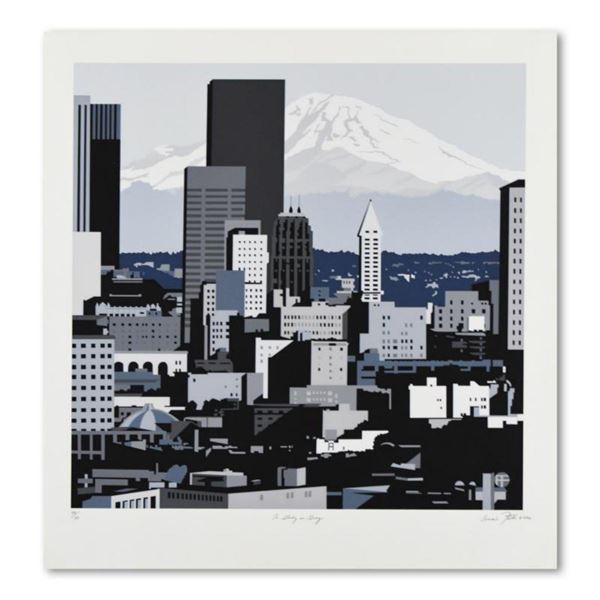 Armond Fields (1930-2008), "Study in Grey" Limited Edition Hand Pulled Original Serigraph, Numbered 