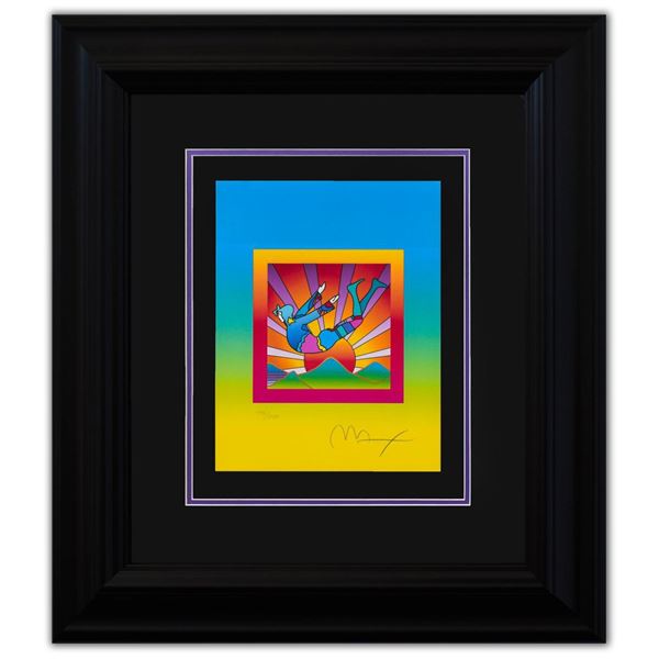 Peter Max- Original Lithograph "Cosmic Flyer on Blends"