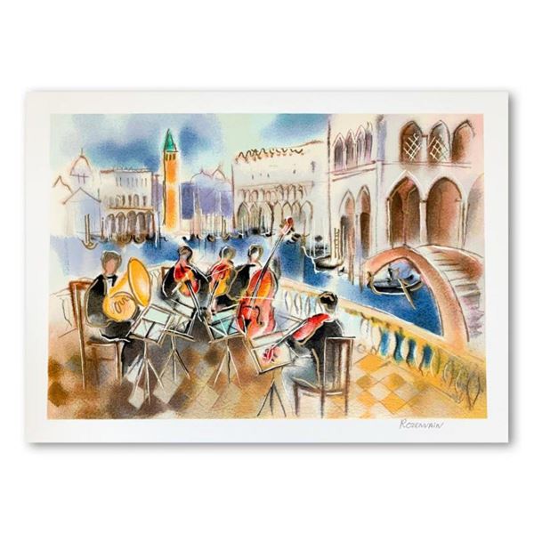 Michael Rozenvain, "Summer Sonata" Hand Signed Limited Edition Serigraph on Paper with Letter of Aut