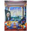 Image 1 : Ferjo, "Capitol View" Original Painting on Canvas, Hand Signed with Letter of Authenticity.