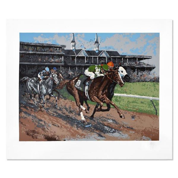 Mark King (1931-2014), "Genuine Risk" Limited Edition Serigraph, Numbered and Hand Signed with Lette