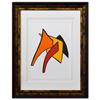 Image 1 : Alexander Calder- Lithograph "DLM141 - Lune jaune et porc qui pique"
