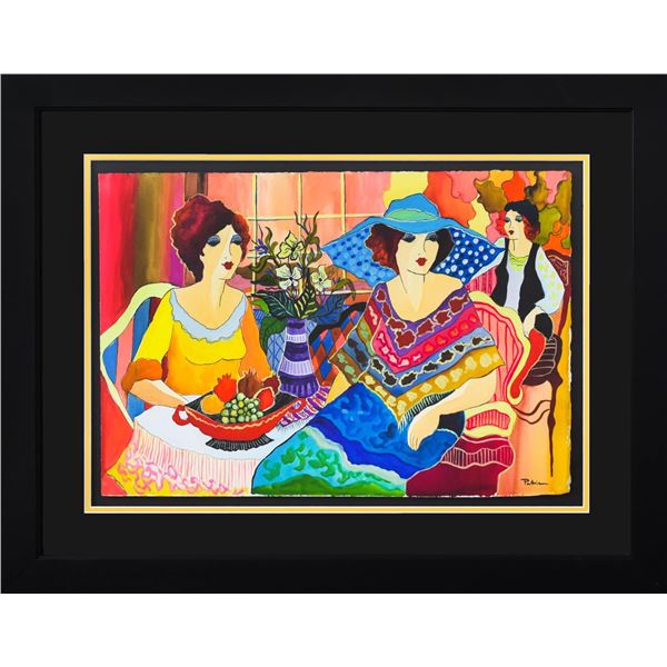 Patricia Govezensky- Original Watercolor "Evelyn & Lucia"