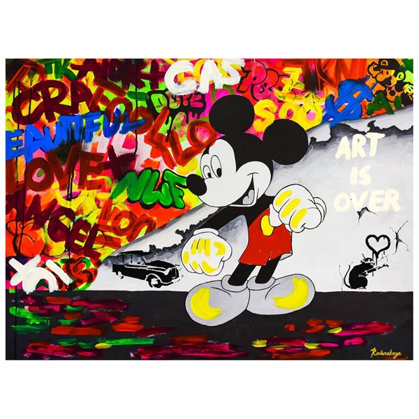 Nastya Rovenskaya- Mixed Media "Dancing in the City"