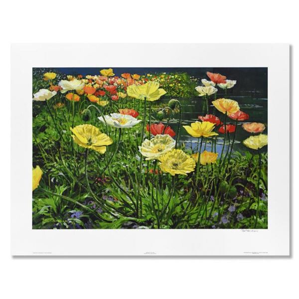 Peter Ellenshaw (1913-2007), "Poppies By The Lake" Limited Edition Lithograph, Numbered and Hand Sig