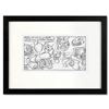 Image 1 : Bizarro, "Earthling Hamster" is a Framed Original Pen & Ink Drawing by Dan Piraro, Hand Signed with 