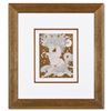 Image 1 : Guillaume Azoulay, "Etude GHKK" Framed Original Hand Colored Drawing with Hand Laid Gold Leaf, Hand 