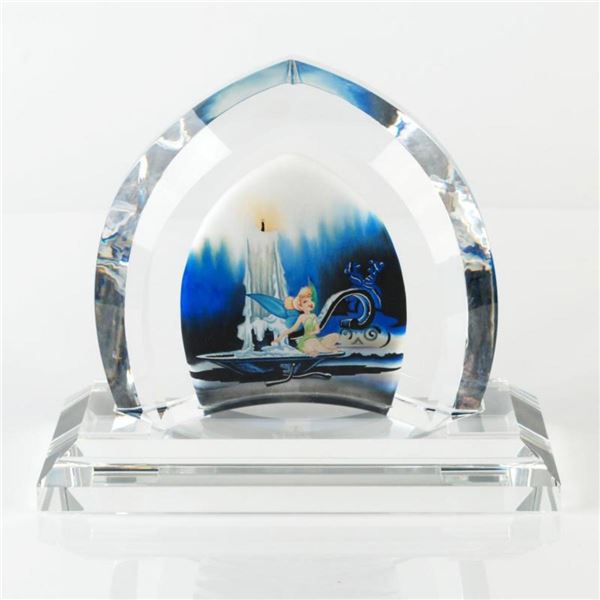 "Mischievous" Rare Limited Edition Disney Fine Art Glass Sculpture, Hand Painted from the Inside; Nu