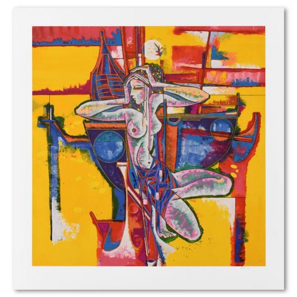 Lu Hong, "Passion of Summer" Limited Edition Serigraph, Numbered and Hand Signed with Letter of Auth