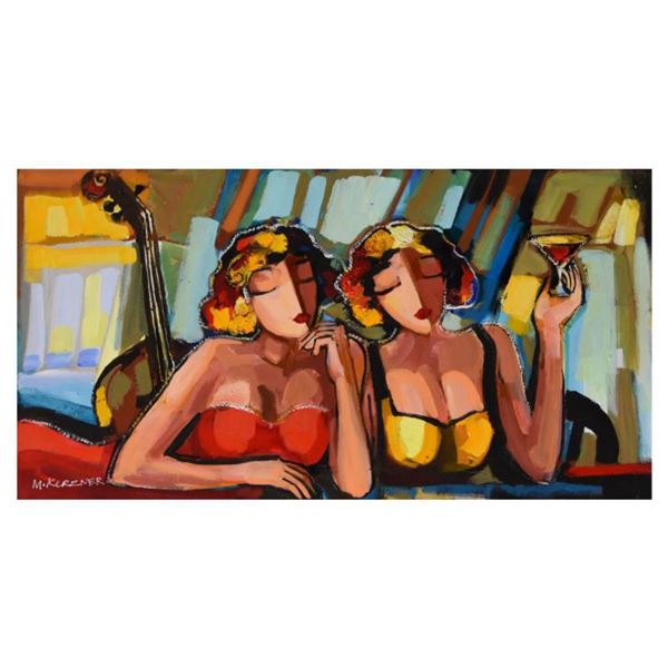 Michael Kerzner, Original Acrylic Painting on Canvas, Hand Signed with Letter of Authenticity.