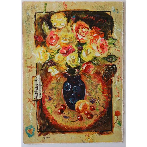 Sergey Kovrigo- Original Serigraph on Paper "Sunshine Roses"