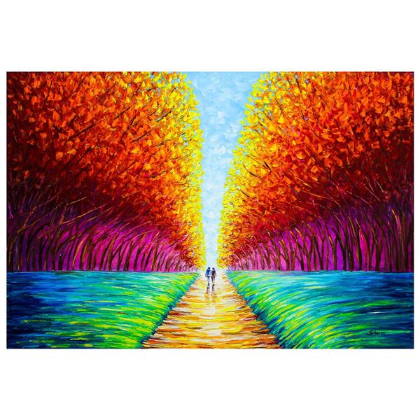 Svyatoslav Shyrochuk- Original Oil on Canvas "Hand In Hand"