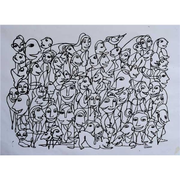 DIM- GICLEE ON CANVAS "Untitled"