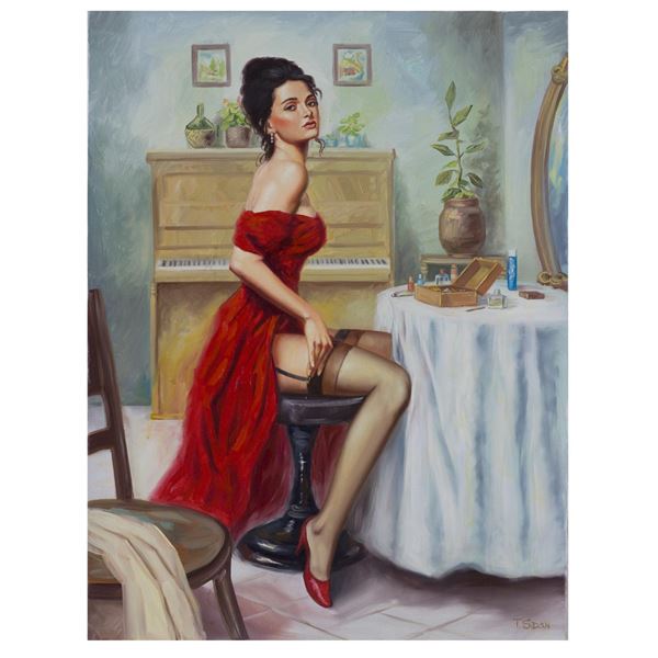 Taras Sidan- Original Giclee on Canvas "Graziana"