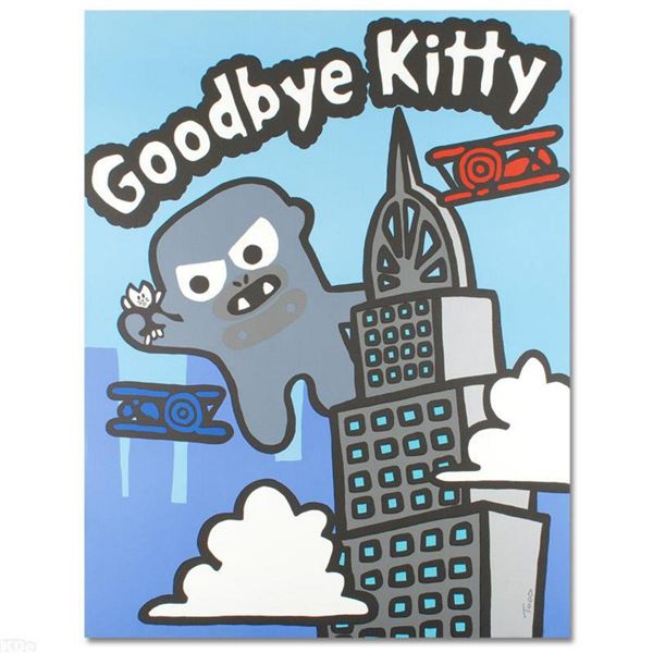 "Goodbye Kitty" Limited Edition Lithograph (32.5" x 42") by Todd Goldman, Numbered and Hand Signed w