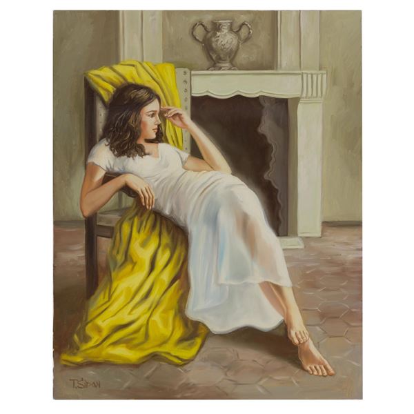 Taras Sidan- Original Giclee on Canvas "After Long Days"