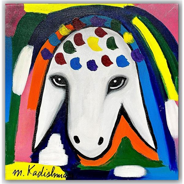 Menashe Kadishman- Original Acrylic on Canvas "Untitled"