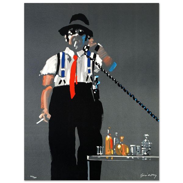 Waldemar Swierzy (1931-2013)- Hand Pulled Original Lithograph "It's A Deal"