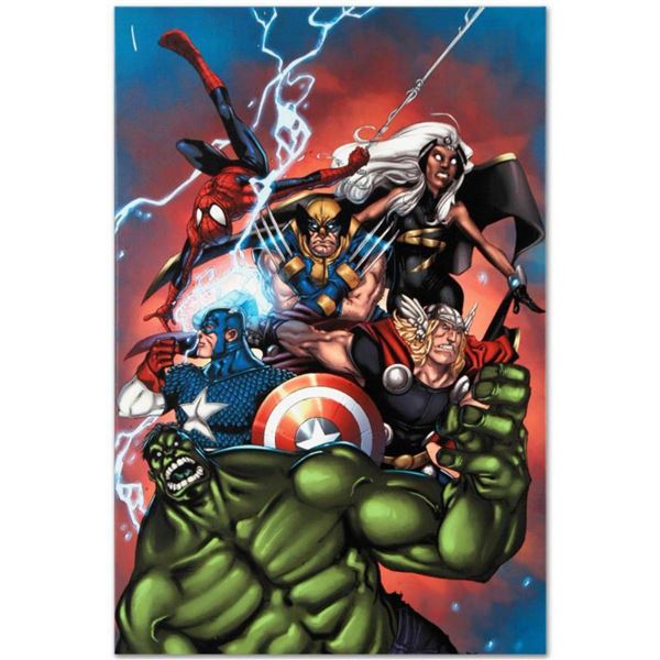 Marvel Comics "Marvel Adventures: The Avengers #36" Numbered Limited Edition Giclee on Canvas by Ig 