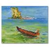Image 1 : Elliot Fallas, "Thailand Vista" Original Oil Painting on Canvas, Hand Signed with Letter of Authenti